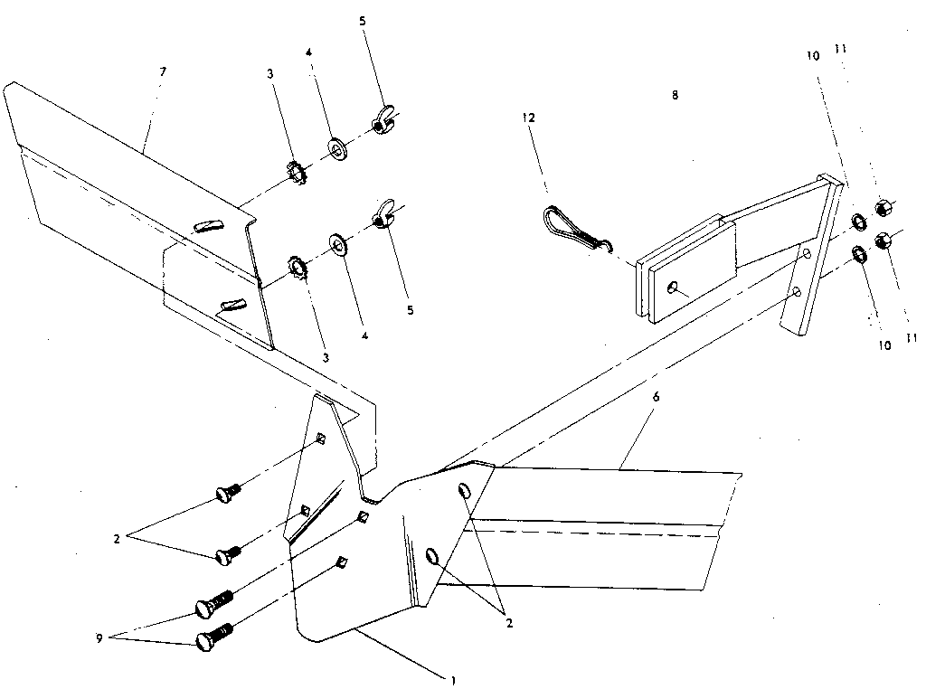 Craftsman 98729908 hiller/furrower attachment (figure 14) diagram
