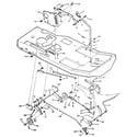 Craftsman 502254153 mower housing suspension diagram