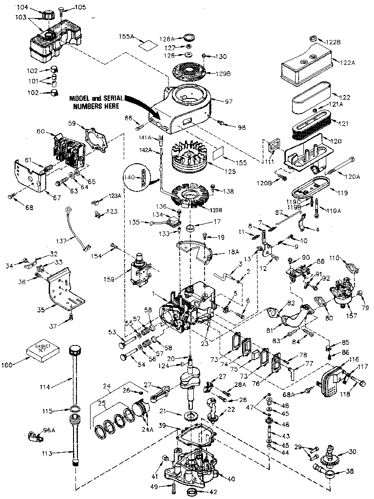 Craftsman 502254172 replacement parts diagram