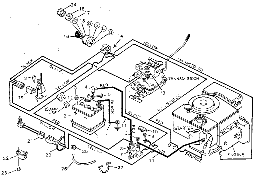Craftsman 502254172 pictorial wiring diagram diagram