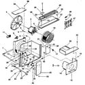 Kenmore 2538785100 electrical system and air handling diagram