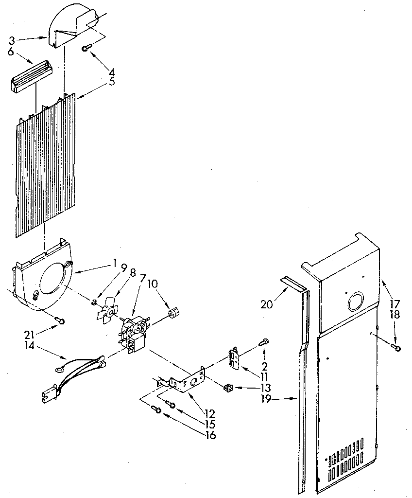 Kenmore 1068590511 air flow diagram