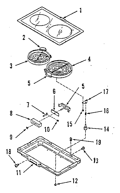 Kenmore 9114688813 electric radiant module kit 4998730 diagram