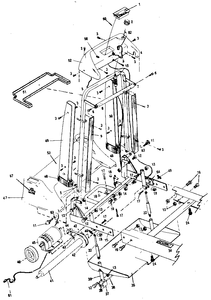 Ajay 400P replacement parts diagram