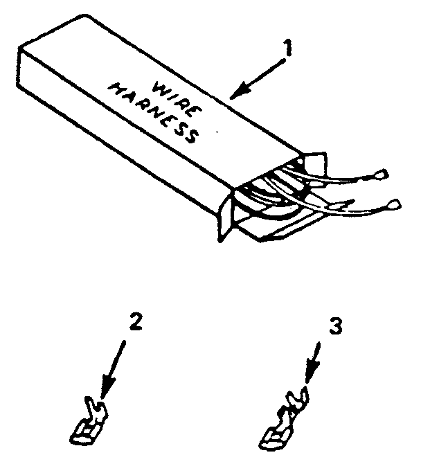 Kenmore 2783138815 wire harnesses and components diagram