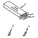 Kenmore 2783138895 wire harnesses and components diagram