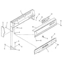 Kenmore 9117278812 backguard section diagram
