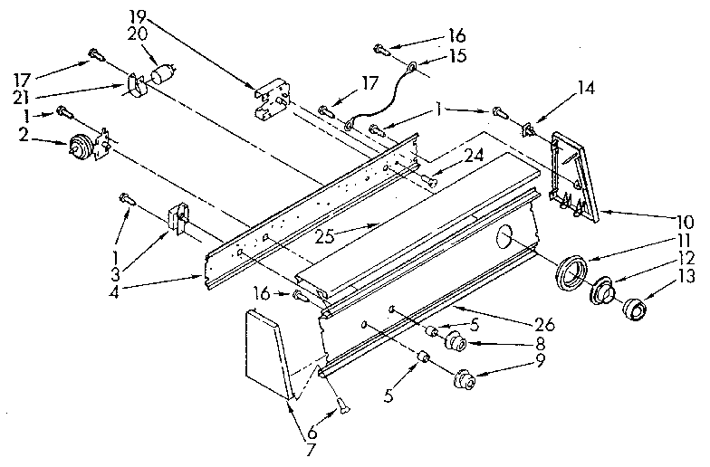 Kenmore 11081878710 console diagram