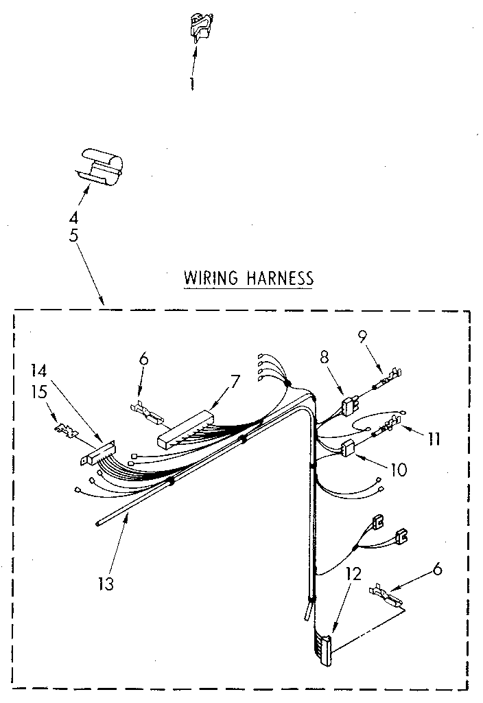 Kenmore 11082873110 wiring harness diagram