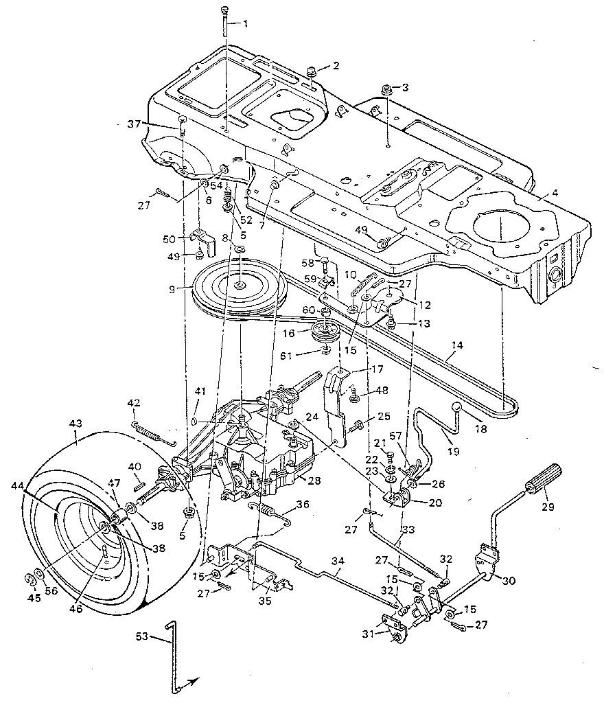 Craftsman 502259281 motion drive diagram