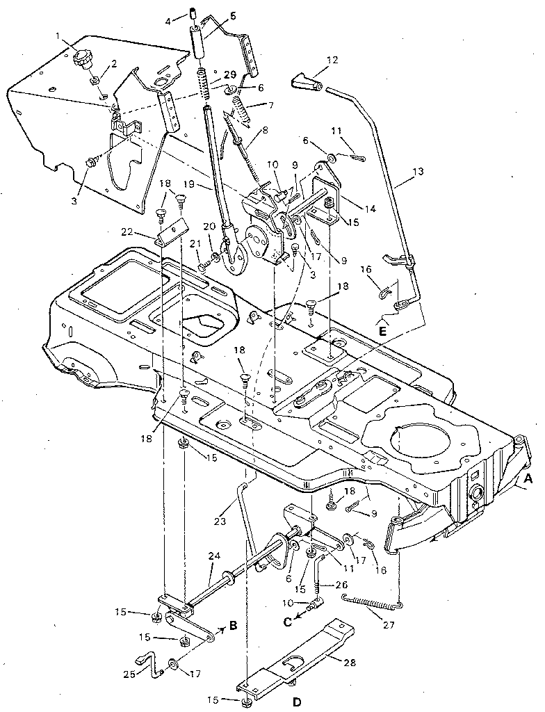 Craftsman 502259281 suspension system diagram