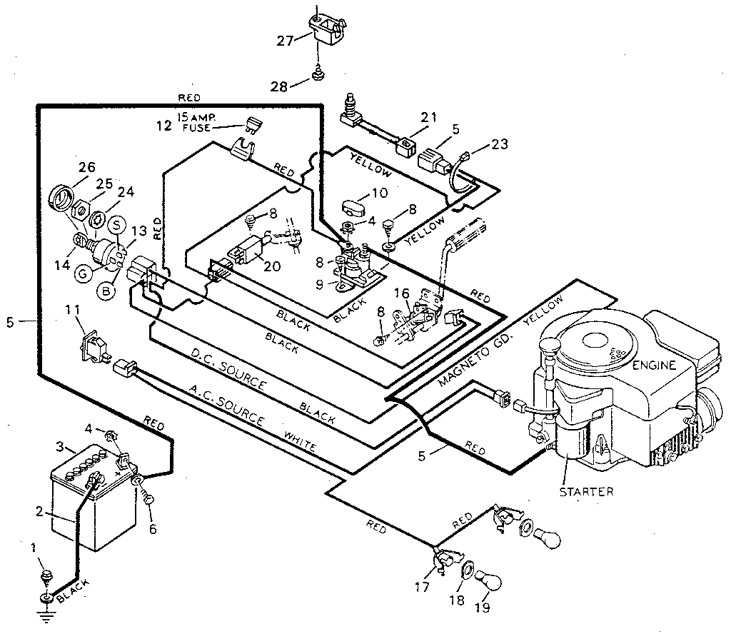 Craftsman 502259281 pictorial wiring diagram diagram