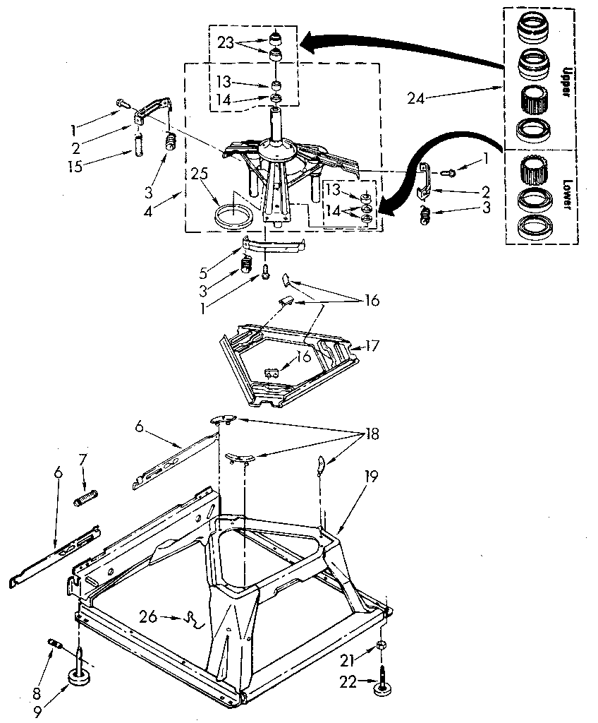 Kenmore 11082870910 machine base diagram