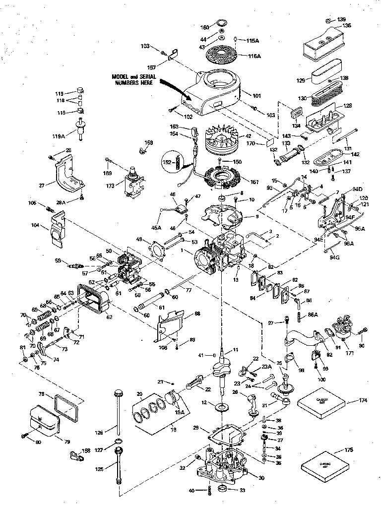 Craftsman 917254641 replacement parts diagram