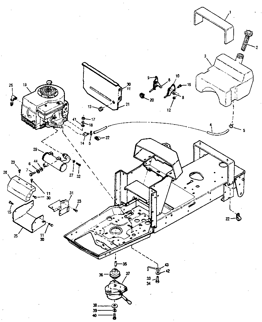 Troybilt 3212HR engine diagram