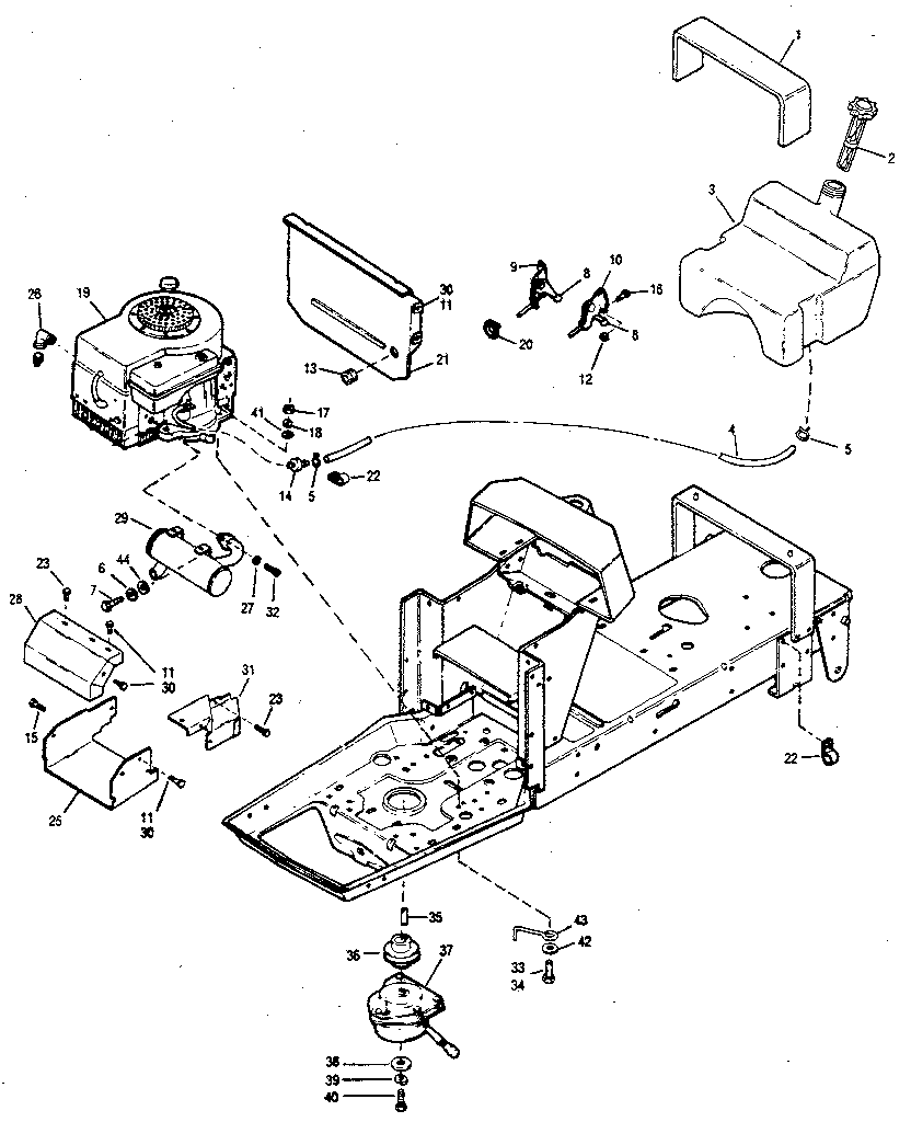 Troybilt 3212GR engine diagram
