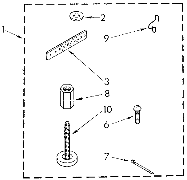 Kenmore 11082874610 miscellaneous diagram