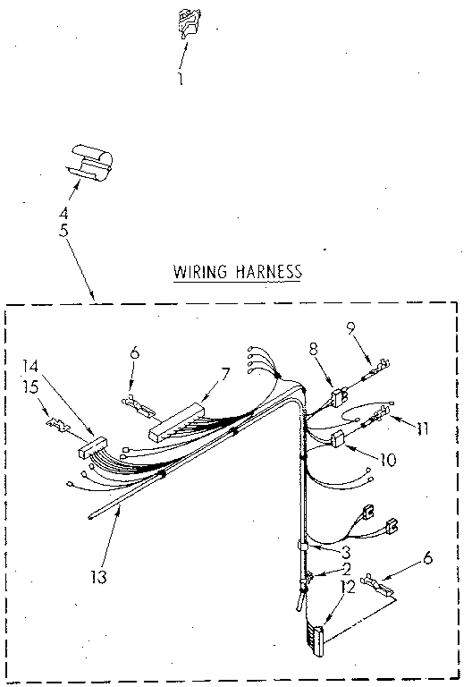 Kenmore 11082427720 wiring harness diagram