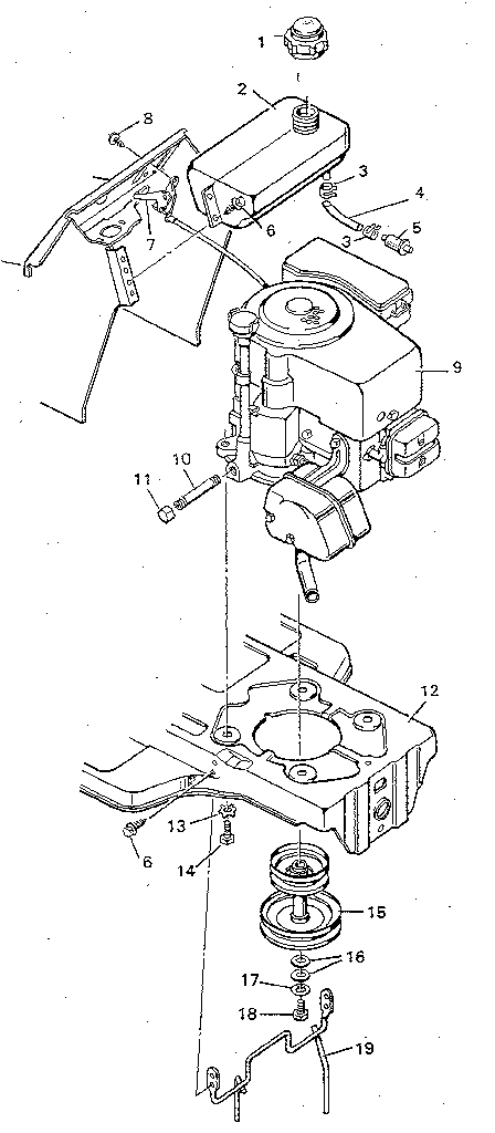 Craftsman 502254690 engine mount diagram