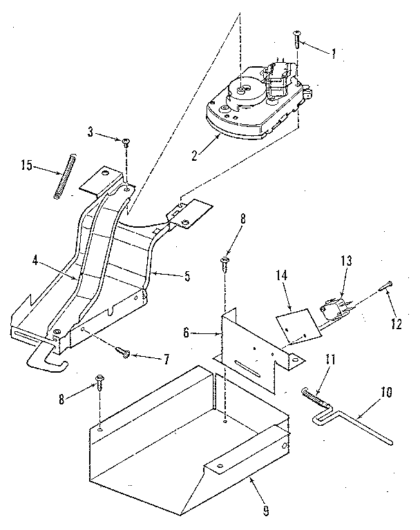Kenmore 2784558814 power lock section diagram