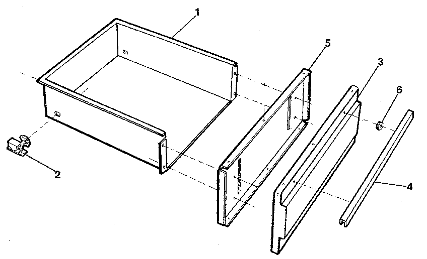 Kenmore 7919338981 drawer diagram