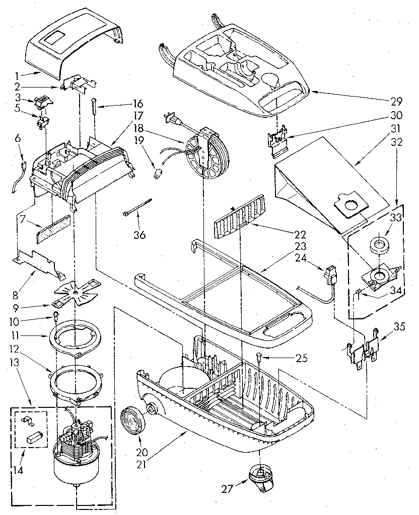 Kenmore 1162941580 base assembly diagram