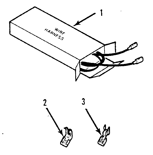 Kenmore 9117188813 wire harnesses and components diagram