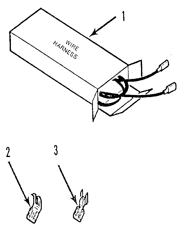 Kenmore 9117278813 wire harness and components diagram