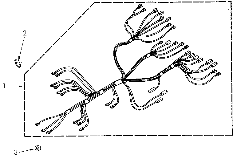 Kenmore 6654098910 wiring harness diagram
