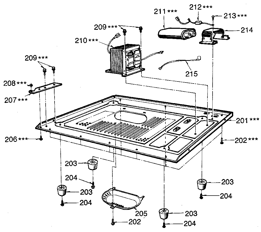 Kenmore 7218924680 microwave diagram