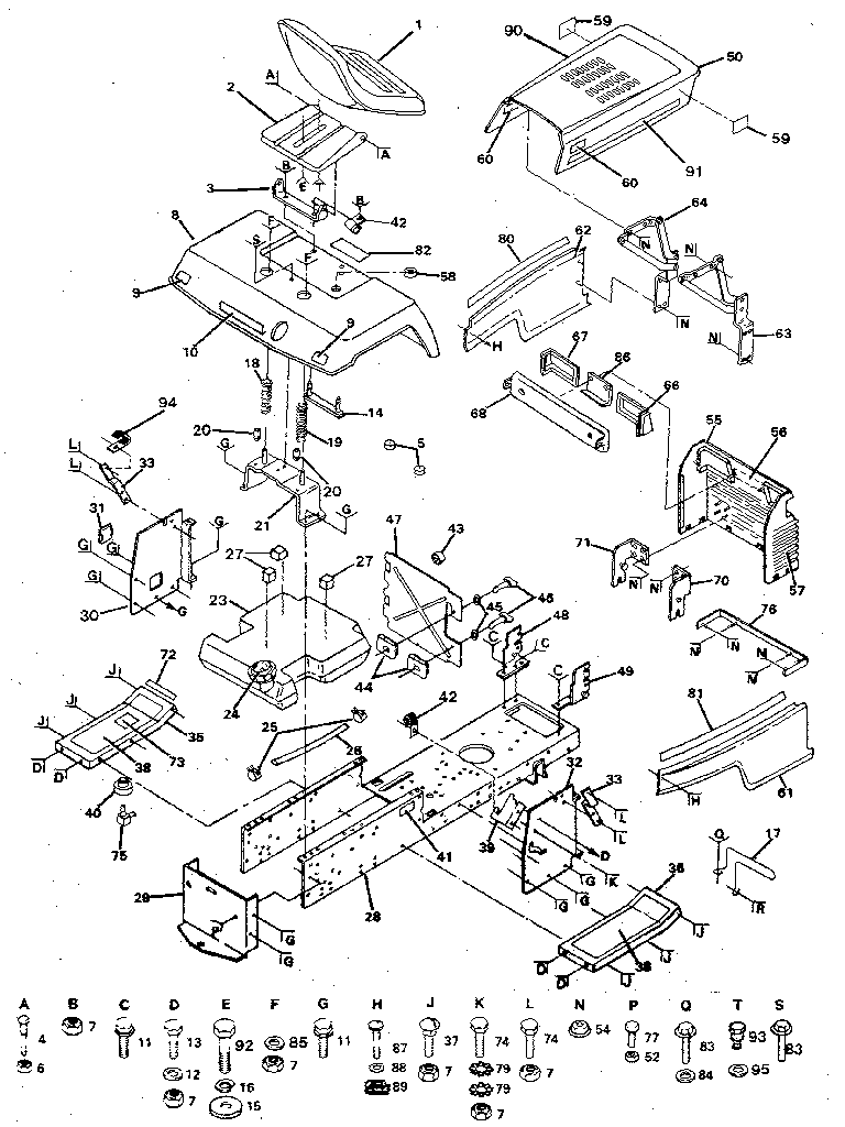 Craftsman 917254720 chassis and enclosures diagram