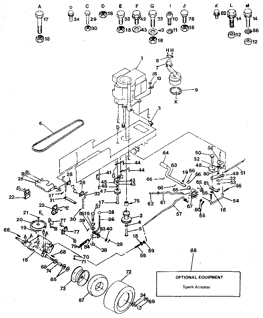 Craftsman 917254640 drive diagram