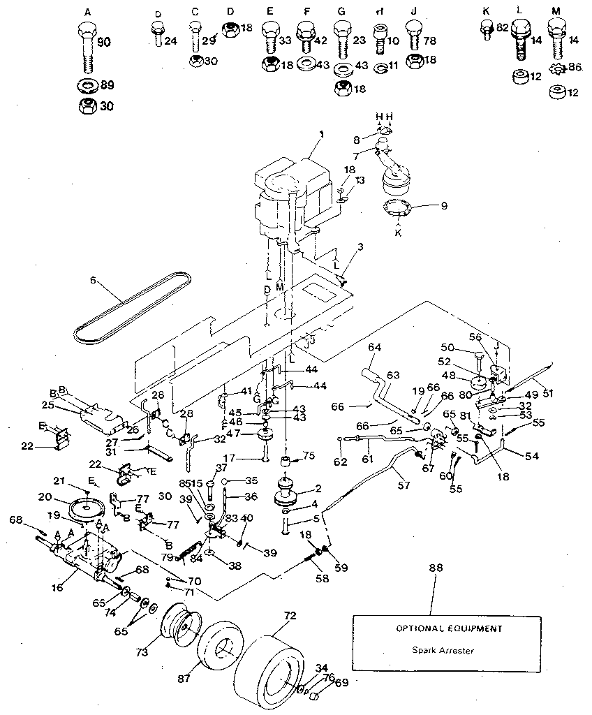 Craftsman 917254621 drive diagram