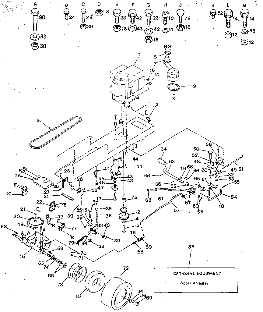 Craftsman 917254620 drive diagram