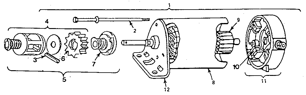 Craftsman 917254670 starter - motor diagram