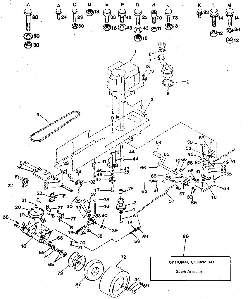 Craftsman 917254622 drive diagram