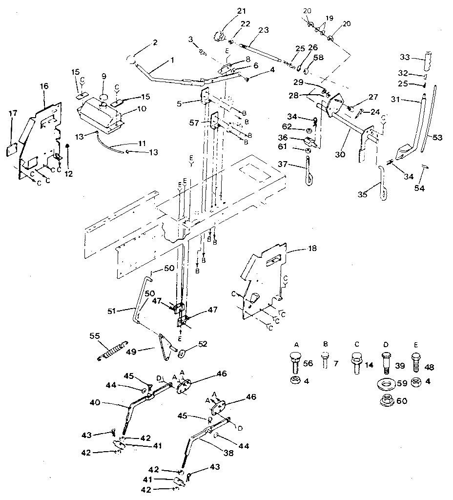 Craftsman 917254641 lift adjustment diagram