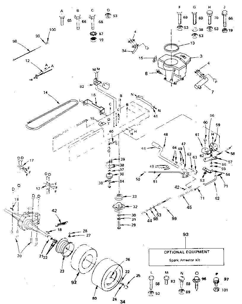 Craftsman 917254760 drive diagram