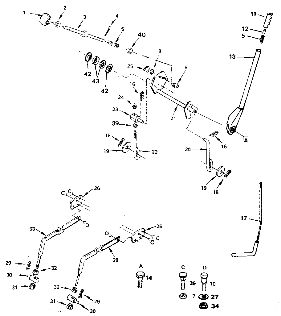Craftsman 917254760 lift adjustment diagram