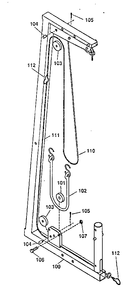 DP 15-7060 main frame assembly diagram