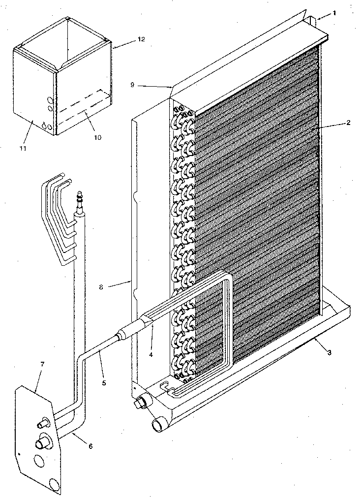 ICP EAC3024SB1 functional replacement parts diagram