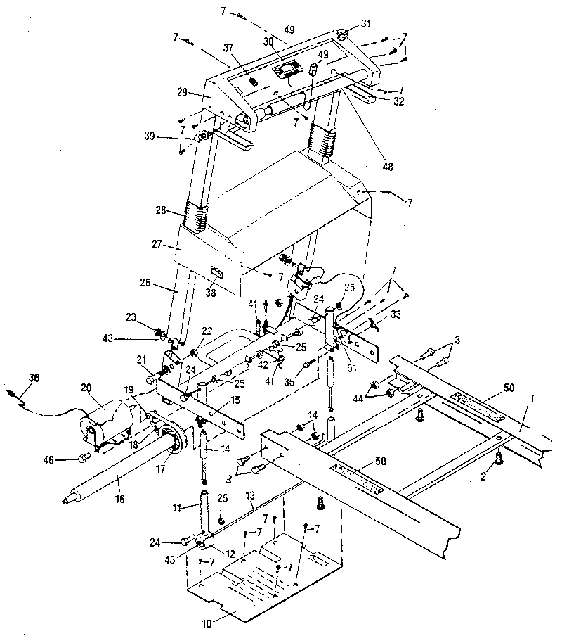 Lifestyler 26629640 front end assembly diagram