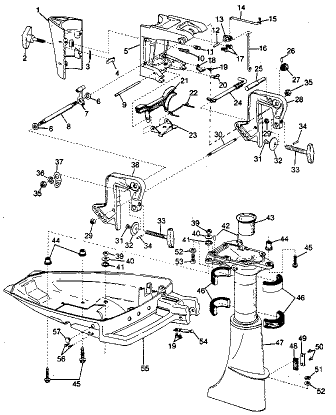Craftsman 217586360 column assembly diagram