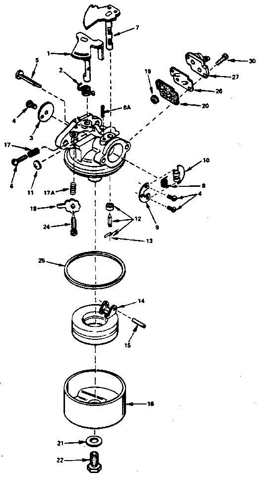 Craftsman 217586360 carburetor assembly diagram