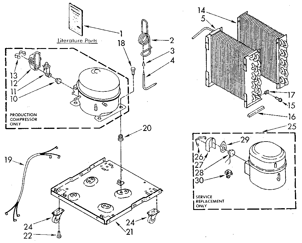 Kenmore 106859301 unit diagram