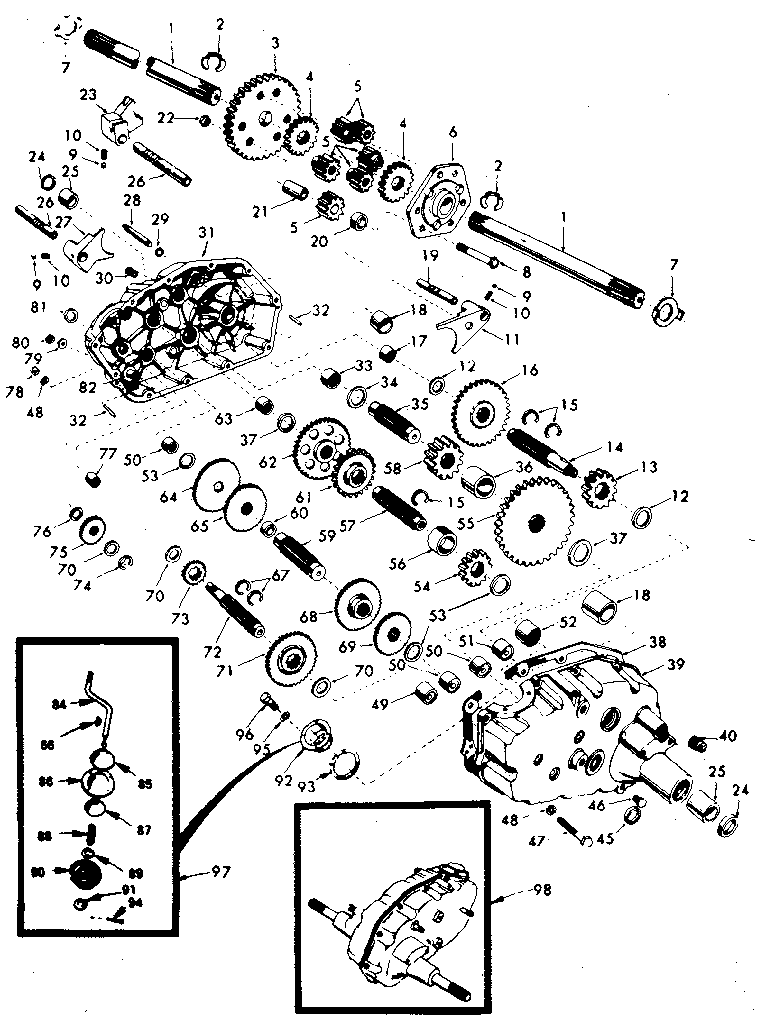 Craftsman 917255916 transaxle diagram
