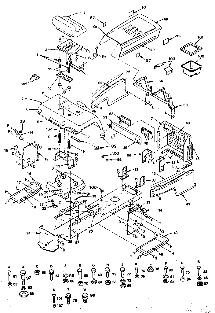 Craftsman 917254680 chassis and enclosures diagram