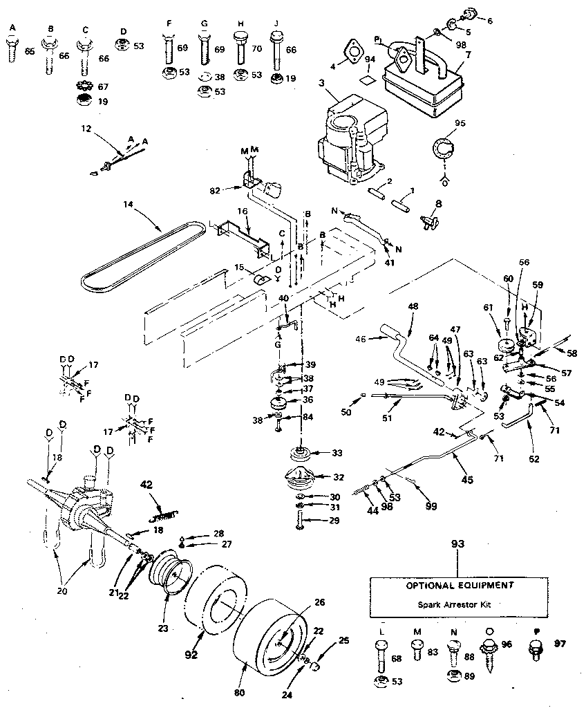 Craftsman 917254680 drive diagram