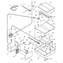 Kenmore 9117398812 broiler and oven burner section diagram