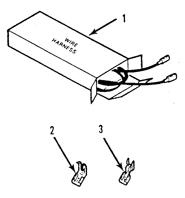 Kenmore 9117388812 wire harnesses and components diagram